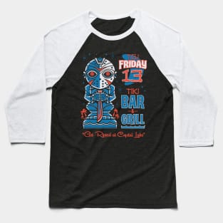 TGI - Friday 13th - Tiki Bar - Horror Movie - Surf Baseball T-Shirt